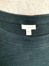 Load image into Gallery viewer, J Jill Sweater Womens 2X Forest Green Boxy Plus Pockets Outerwear Plus Ladies