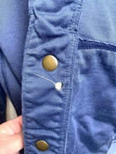 Load image into Gallery viewer, VTG Abercrombie & Fitch Sweatshirt Adult Extra Large Navy Blue Hoodie Snaps Mens