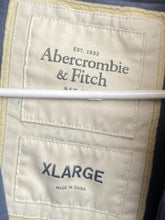 Load image into Gallery viewer, VTG Abercrombie & Fitch Sweatshirt Adult Extra Large Navy Blue Hoodie Snaps Mens