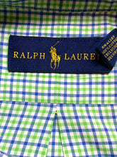 Load image into Gallery viewer, Ralph Lauren Shirt Adult Extra Large Green Purple Checkered Button Up Casual Men