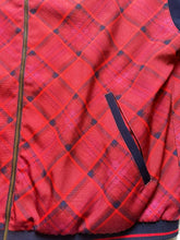 Load image into Gallery viewer, VTG Wimbledon Jacket Adult Medium Full Zip Windbreaker Light Tartan Plaid Mens