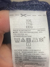 Load image into Gallery viewer, Old Navy Dress Womens 2XL XXL Blue Rayon Viscose Lagenlook Oversize Spandex