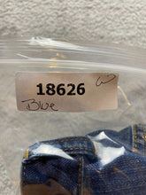 Load image into Gallery viewer, Calvin Klein Jeans 30/10 (34x20) Blue Denim Cropped Capri Cuffed Whiskered Lady