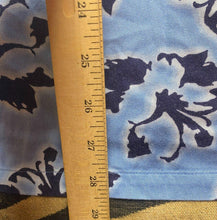 Load image into Gallery viewer, Guess Jeans Shirt Adult 2XL Blue Rayon Button Up AOP Floral Camp Hawaiian Mens