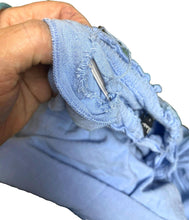 Load image into Gallery viewer, Lulus Skirt Womens Small Blue Lagenlook Ruffle Buttons Boho Linen Rayon Ladies