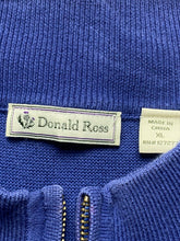 Load image into Gallery viewer, Donald Ross Sweater Adult Extra Large 1/4 Zip Mock Neck Outerwear Pullover Golf