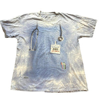 Load image into Gallery viewer, The Mountain Shirt Adult Extra Large Blue Tie Dye Nurse Job Uniform Funny Mens