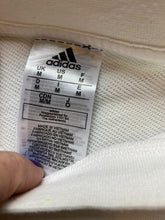 Load image into Gallery viewer, Adidas Sweatshirt Adult Medium White Pink Giant Logo Essentials Sweater Mens