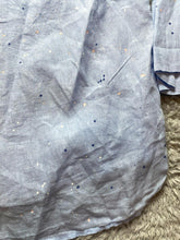 Load image into Gallery viewer, Bella Dahl Shirt Womens Extra Large Blue Button Up 100% Linen Oversized Blouse