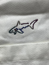 Load image into Gallery viewer, Greg Norman Shirt Adult 2XL XXL White Textured Button Up Shark Sporty Casual Men