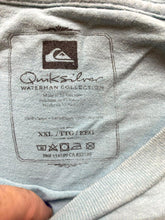 Load image into Gallery viewer, QuikSilver Shirt Adult 2XL XXL Blue Pocket Waterman Collection Surfer Surf Mens