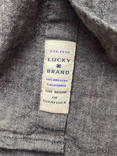 Load image into Gallery viewer, Lucky Brand Shirt Adult Extra Large Chambray Button Up Collared Pockets Mens