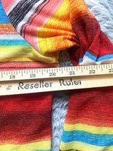 Load image into Gallery viewer, Norm Thompson Shirt Womens Medium Rainbow Striped Pullover Spandex