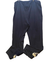 Load image into Gallery viewer, Vocal Pants Womens 2XL Black Skull Leggings Laser Slashed Cut Goth Punk NWOT