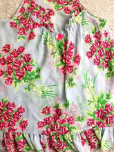 Load image into Gallery viewer, Betsy Johnson Intimates Womens Medium Light Blue Red OP Rose Sleepwear Tank