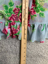 Load image into Gallery viewer, Betsy Johnson Intimates Womens Medium Light Blue Red OP Rose Sleepwear Tank