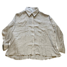 Load image into Gallery viewer, Diosun Shirt Womens Extra Large Oversized Button-Down Rayon Boxy Flowy Beach NWT