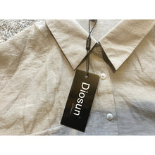 Load image into Gallery viewer, Diosun Shirt Womens Extra Large Oversized Button-Down Rayon Boxy Flowy Beach NWT