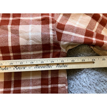 Load image into Gallery viewer, Brixton Shirt Womens Small Flannel Jacket Plaid Button Up Long Sleeve Orange