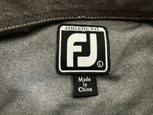 Load image into Gallery viewer, FJ FootJoy Shirt Adult Large Gray Athletic Fit Shaker Hills Golf Polo Mens