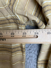 Load image into Gallery viewer, Woolrich Shirt Adult Medium Tan Barley Blanket Stripes Button Up Casual Mens