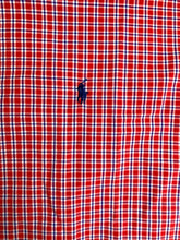 Load image into Gallery viewer, Ralph Lauren Shirt Adult Large Red Blue Button Up Blake Blue Pony Casual Mens