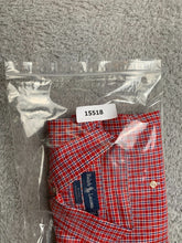 Load image into Gallery viewer, Ralph Lauren Shirt Adult Large Red Blue Button Up Blake Blue Pony Casual Mens
