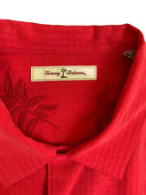 Load image into Gallery viewer, Tommy Bahama Shirt Adult Extra Large Red Button Up 100% Silk Hawaiian Camp Mens