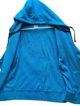 Load image into Gallery viewer, Victoria's Secret Pink Sweatshirt Womens Medium Teal Oversized Spell Out Ladies