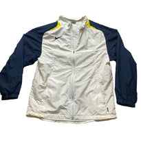 Load image into Gallery viewer, Nike Jacket Adult Extra Large White Navy Full Zip Clima Fit Windbreaker Mens