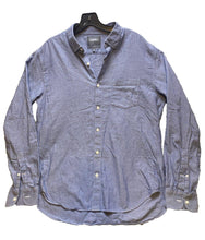 Load image into Gallery viewer, Bonobos Shirt Adult Large Denim Blue Slim Fit Long Sleeve Dress Casual Mens