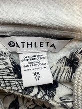 Load image into Gallery viewer, ATHLETA Sweatshirt Womens Extra Small AOP Eden Floral Whimsical Hoodie Spandex