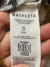 Load image into Gallery viewer, ATHLETA Sweatshirt Womens Extra Small AOP Eden Floral Whimsical Hoodie Spandex