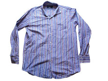 Load image into Gallery viewer, Charles Tyrwhitt Shirt Adult Large Button Up Long Sleeve Rainbow Striped Mens