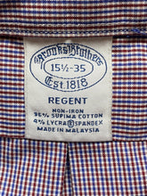 Load image into Gallery viewer, Brooks Brothers 1818 Shirt Adult 15.5 35 Large Regent Spandex Casual Dress Mens