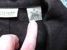 Load image into Gallery viewer, Apostrophe Jacket Womens 8 Large Single Breasted Coat Pure Linen Blazer Ladies