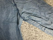 Load image into Gallery viewer, Anthropologie Cloth & Stone Shirt Womens Medium Blue Denim Button Up Tencel Lady