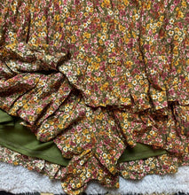 Load image into Gallery viewer, Anthropologie Altar’d State Romper Womens Large AOP Flower Boho Tiered Peasant