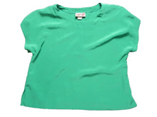 Load image into Gallery viewer, VTG CEST CA! Shirt Womens Large Solid Plain Short Sleeve Casual Blouse Ladies