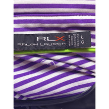 Load image into Gallery viewer, RLX Ralph Lauren Polo Shirt Mens Large Golf Striped Purple Performance Athletic