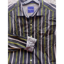 Load image into Gallery viewer, Tommy Bahama Shirt Mens Extra Large Button Down Shirt Striped Long Sleeve