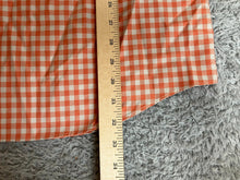 Load image into Gallery viewer, Duluth Trading Co Shirt Adult Large Tall Orange Button Up Checkered Casual Mens