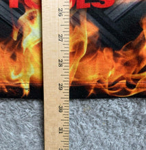 Load image into Gallery viewer, Mac Tools Shirt Adult Extra Large Black AOP Flame Engine Skull Grunge Goth Mens