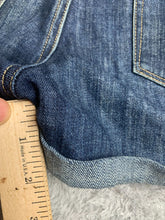 Load image into Gallery viewer, Paige Shorts Womens 29 Blue Denim Whiskered Rolled Cuffed Summer 5 Pocket Ladies