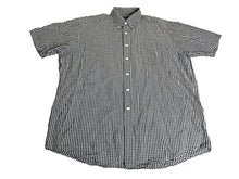 Load image into Gallery viewer, Brooks Brothers Shirt Adult Large Navy White Checkered Button Up Casual Mens