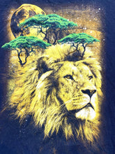 Load image into Gallery viewer, VTG Lion Shirt Adult 3XL XXXL Black Full Moon Earthy Naturecore Streetwear Mens