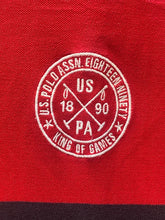 Load image into Gallery viewer, US Polo Assn Shirt Adult 2XLT Red Black 1890 King Golf Polo Patch Hip Hop Mens