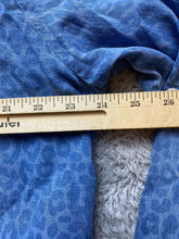 Load image into Gallery viewer, Soft Surroundings Shirt Womens Extra Large Blue Leopard Tencel Oversized Tunic