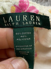 Load image into Gallery viewer, Lauren Ralph Lauren Night Gown Womens Large Ivory Pink AOP Flower Grandmacore