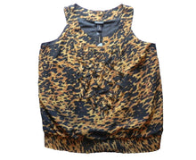 Load image into Gallery viewer, Lane Bryant Shirt Womens 28 Animal Print Leopard Sleeveless Tank Blouse Plus NWT